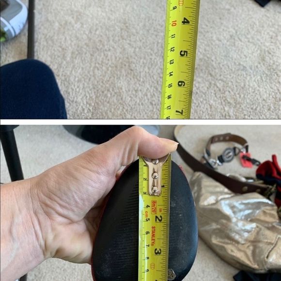 BCBGirls Red snake print wedge heels size 7.5 - Picture 3 of 5